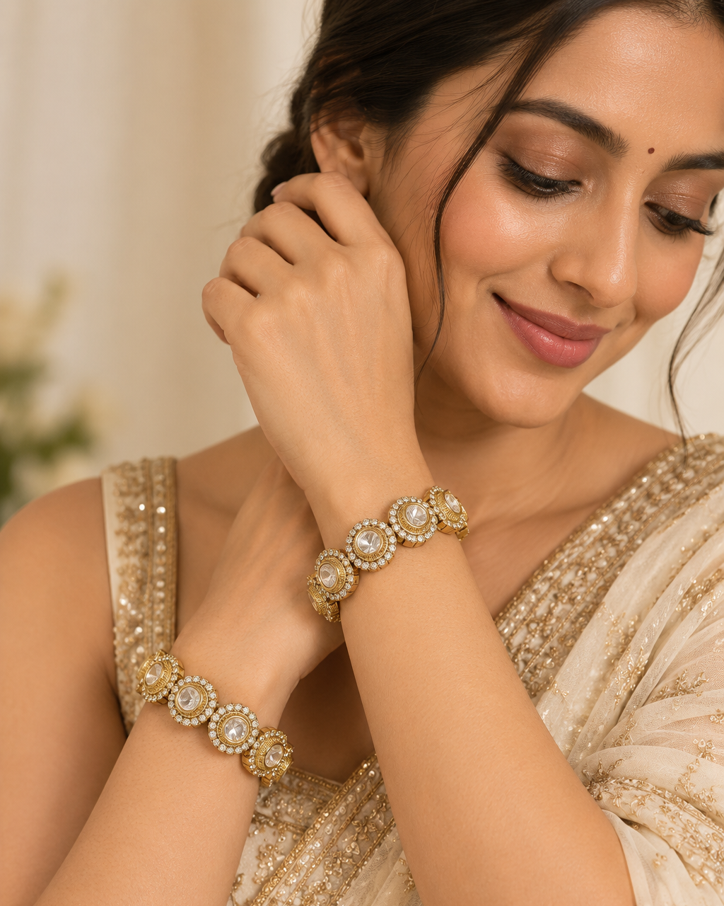 Heritage Halo Victorian Statement Bangles