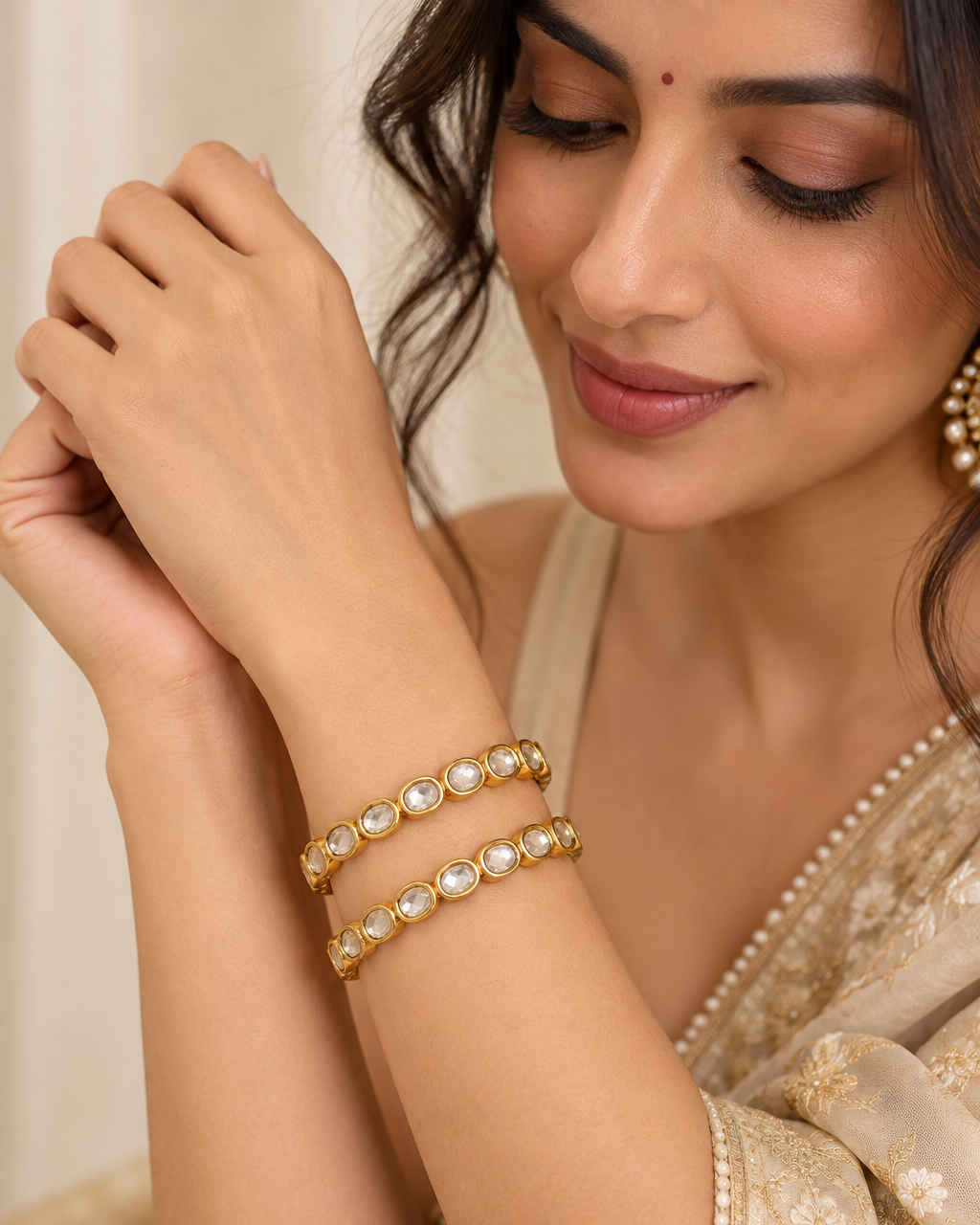 Heritage Halo Victorian Statement Bangles