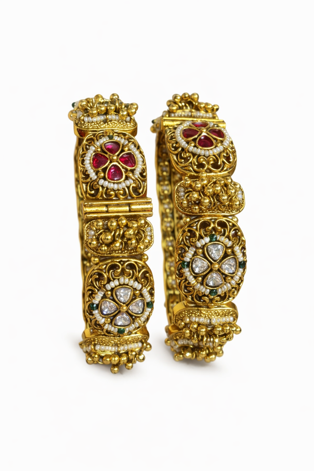 Temple Heritage South Gold Bangles