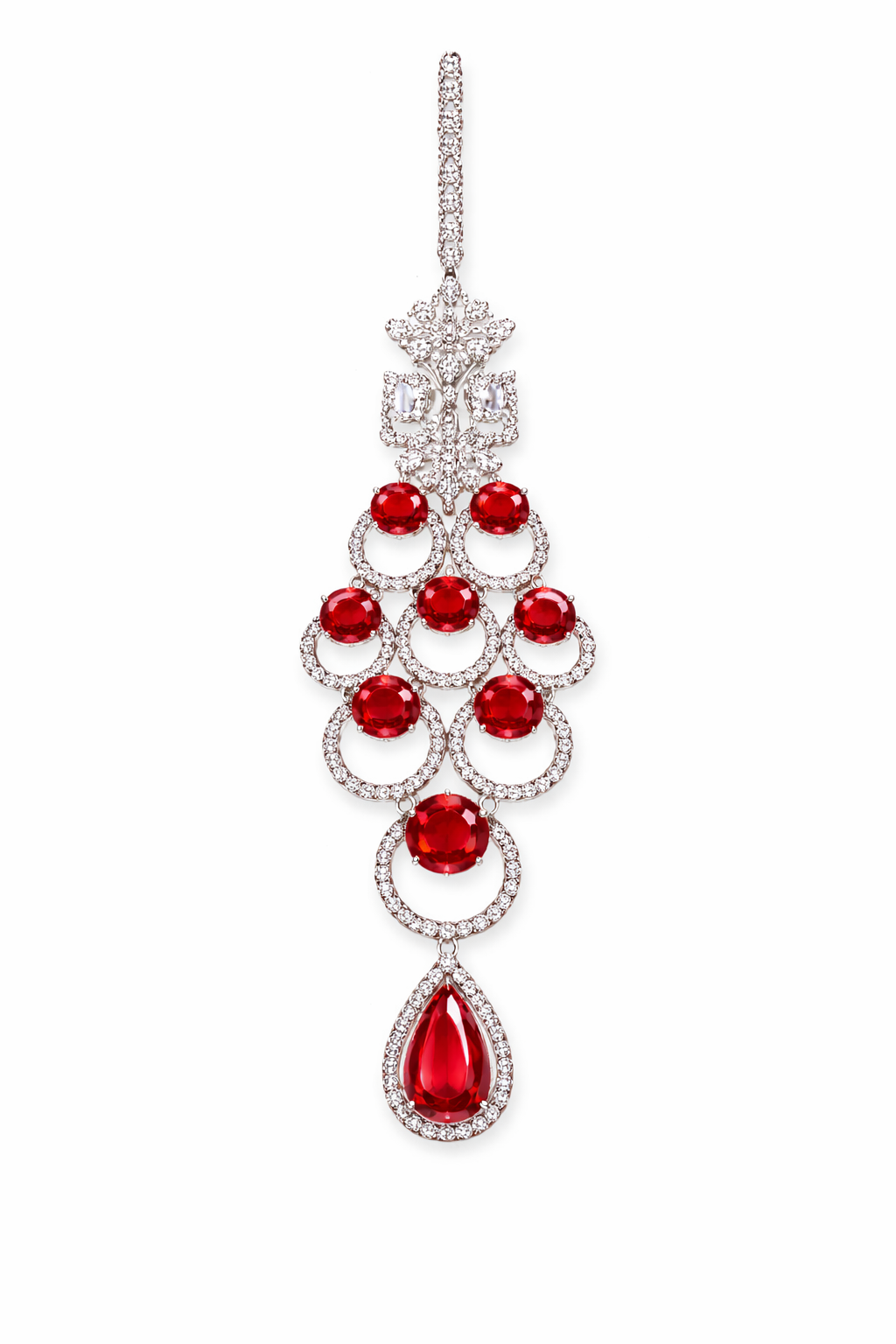 Scarlet Majesty Diamond Drape Set