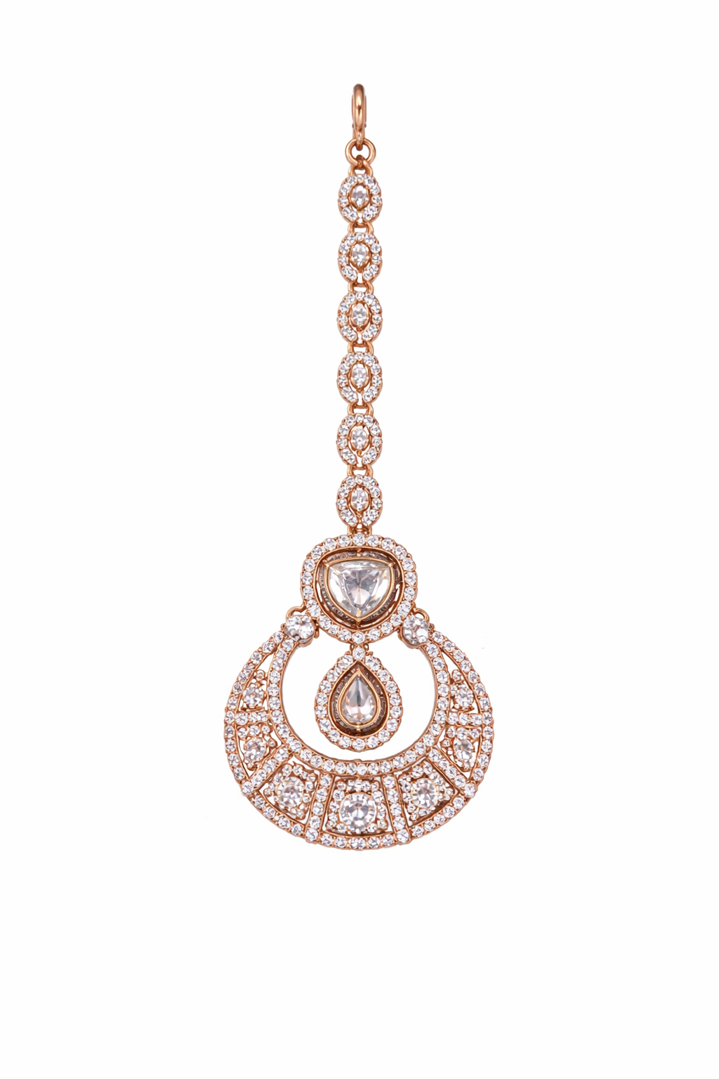 Regal Radiance Rose Gold AD Set