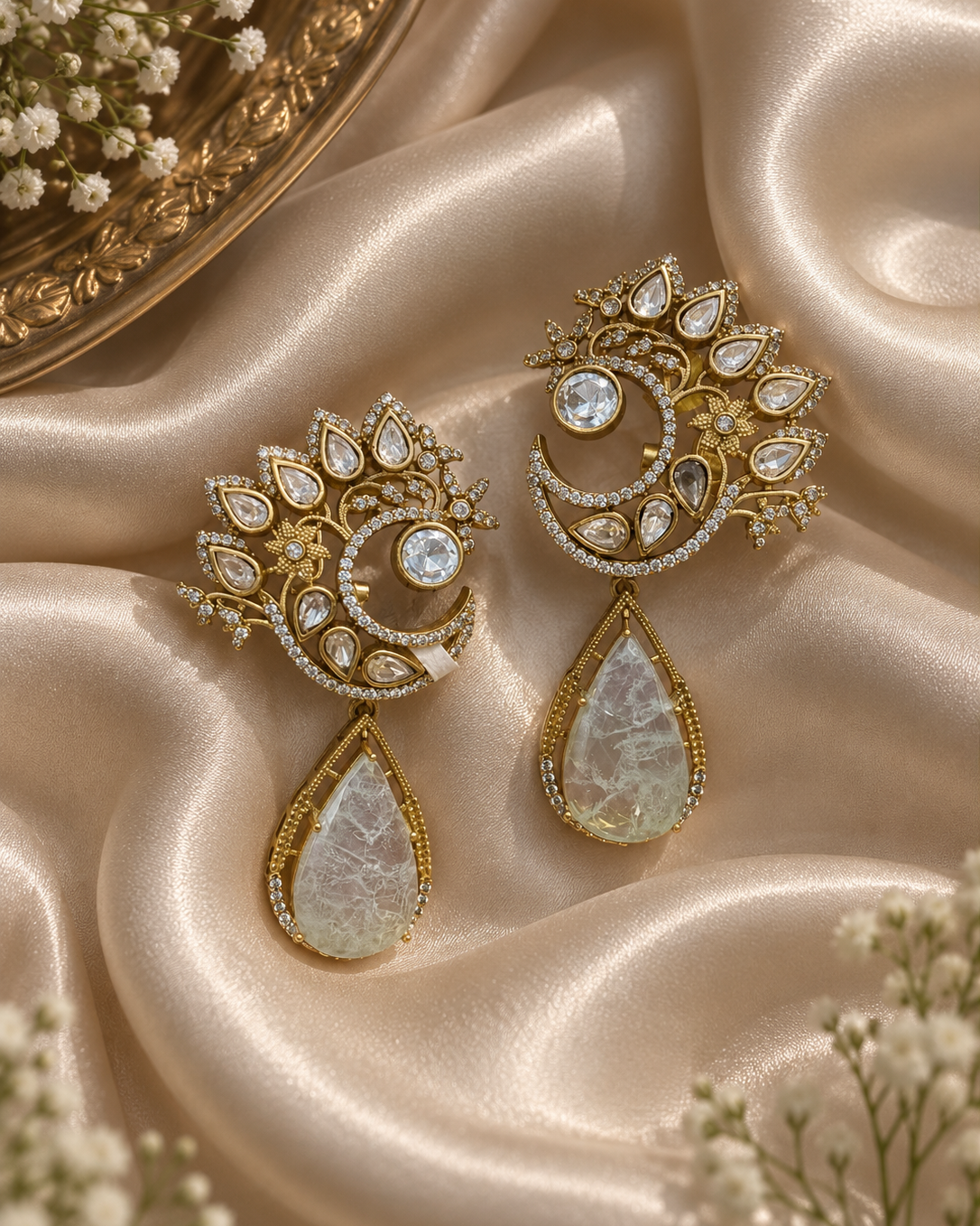 Yellow Antique Gold Drop