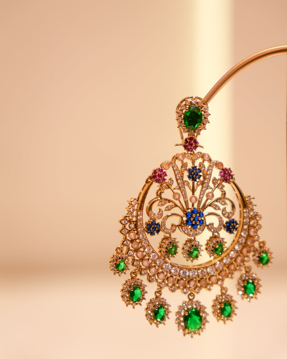 New Arrival – Sabyasachi-Inspired Multicolour Chandbali Earrings