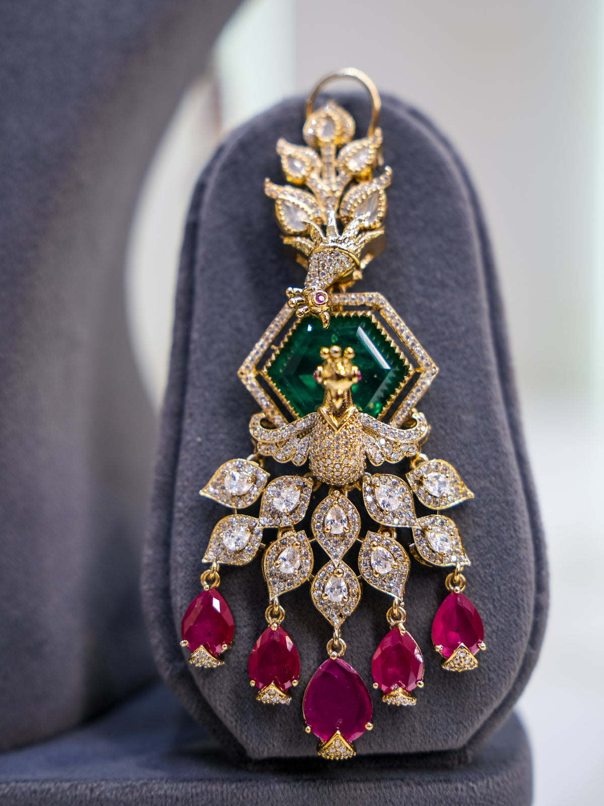 Royal Peacock Victorian Necklace Set