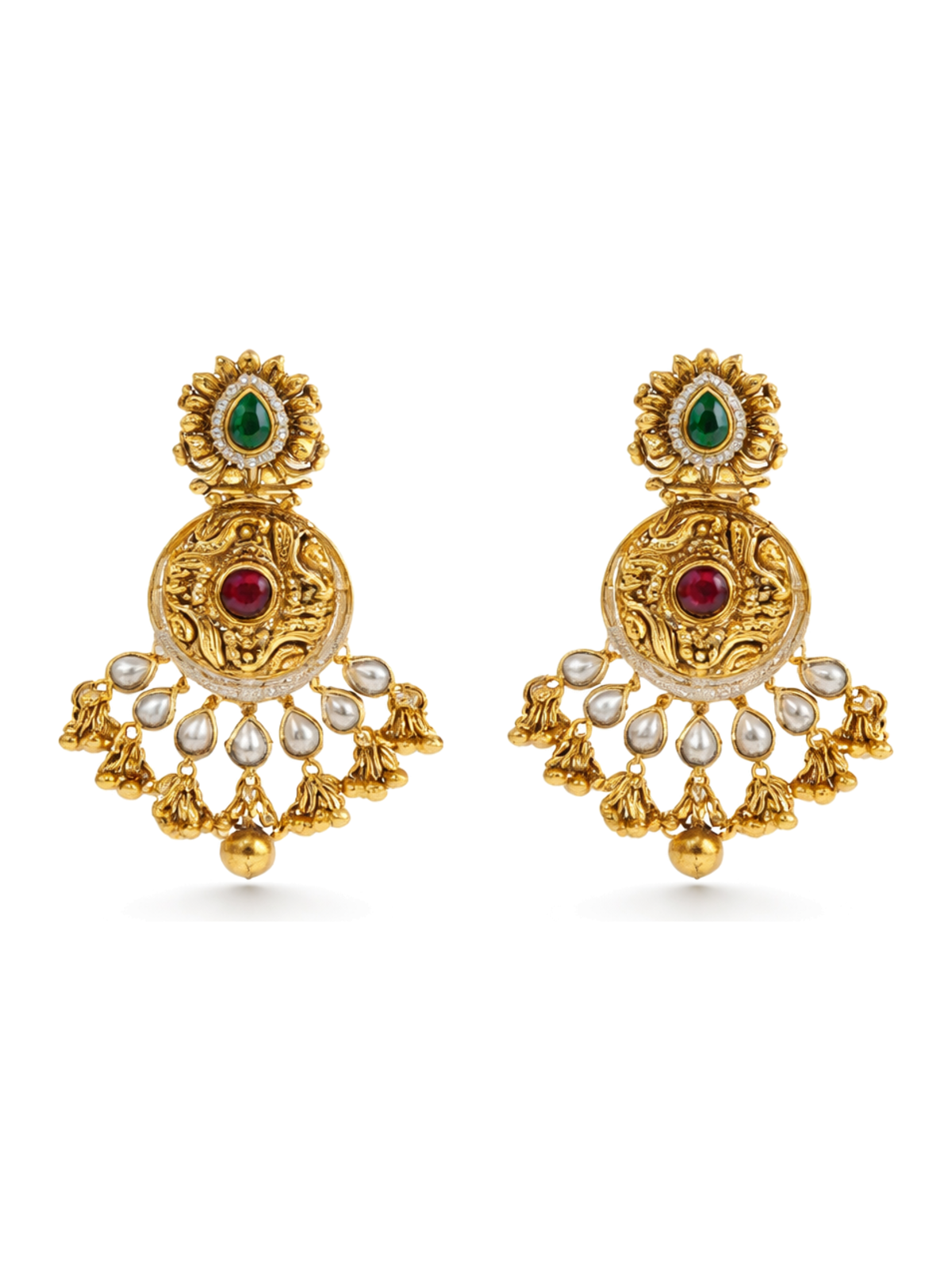 Antique Temple South Gold Bridal Set