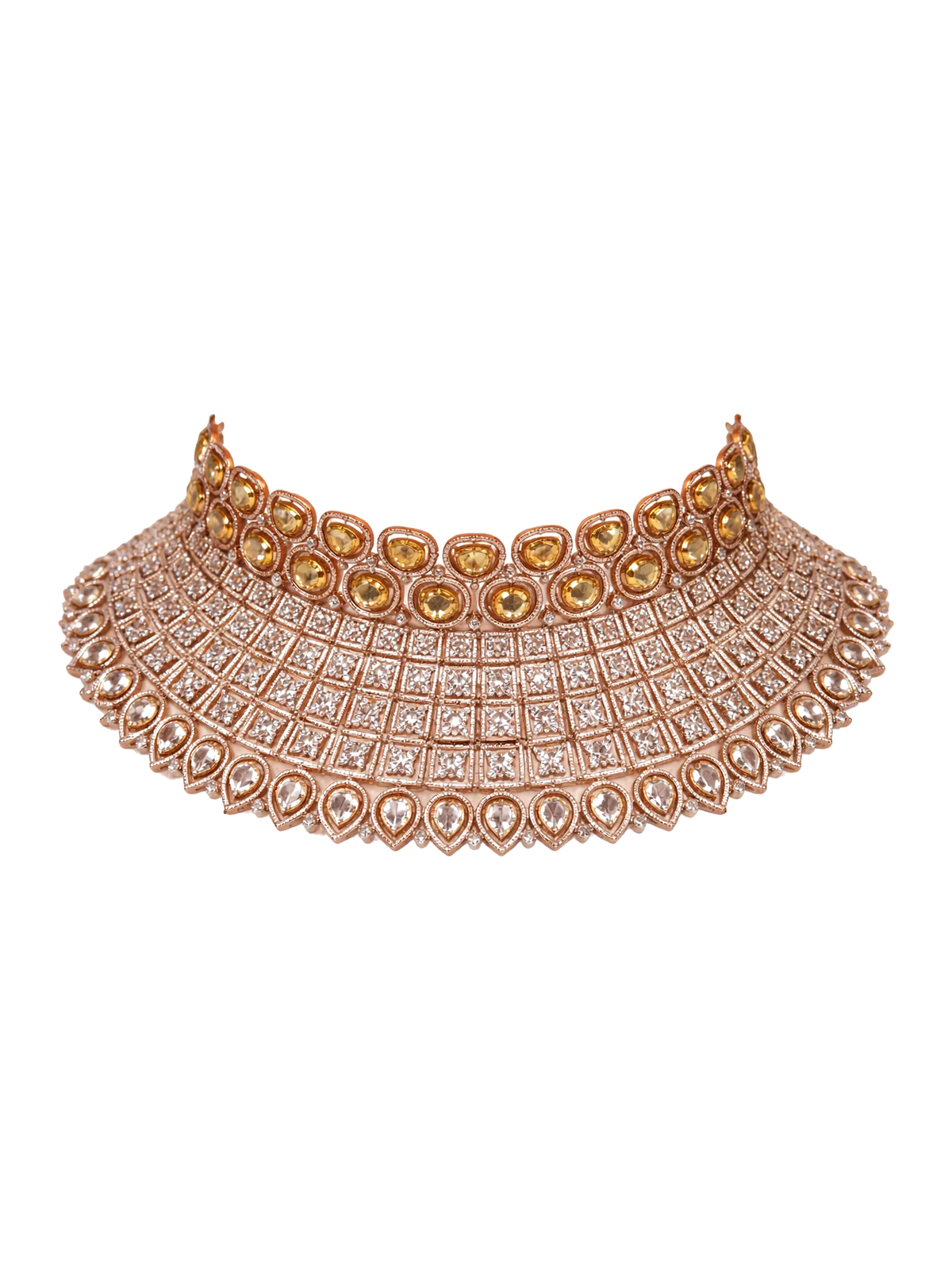 Regal Radiance Rose Gold AD Set
