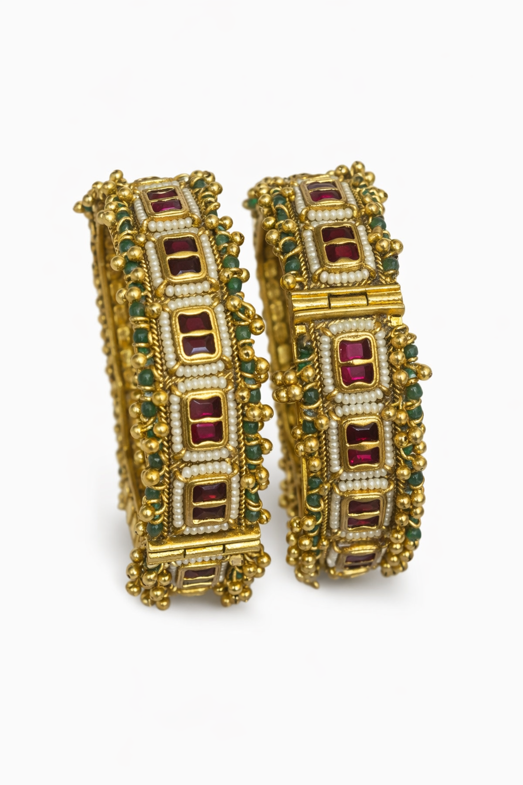 Royal Temple South Gold Bangles