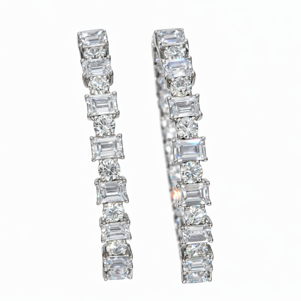 Radiant Square American Diamond Bangles