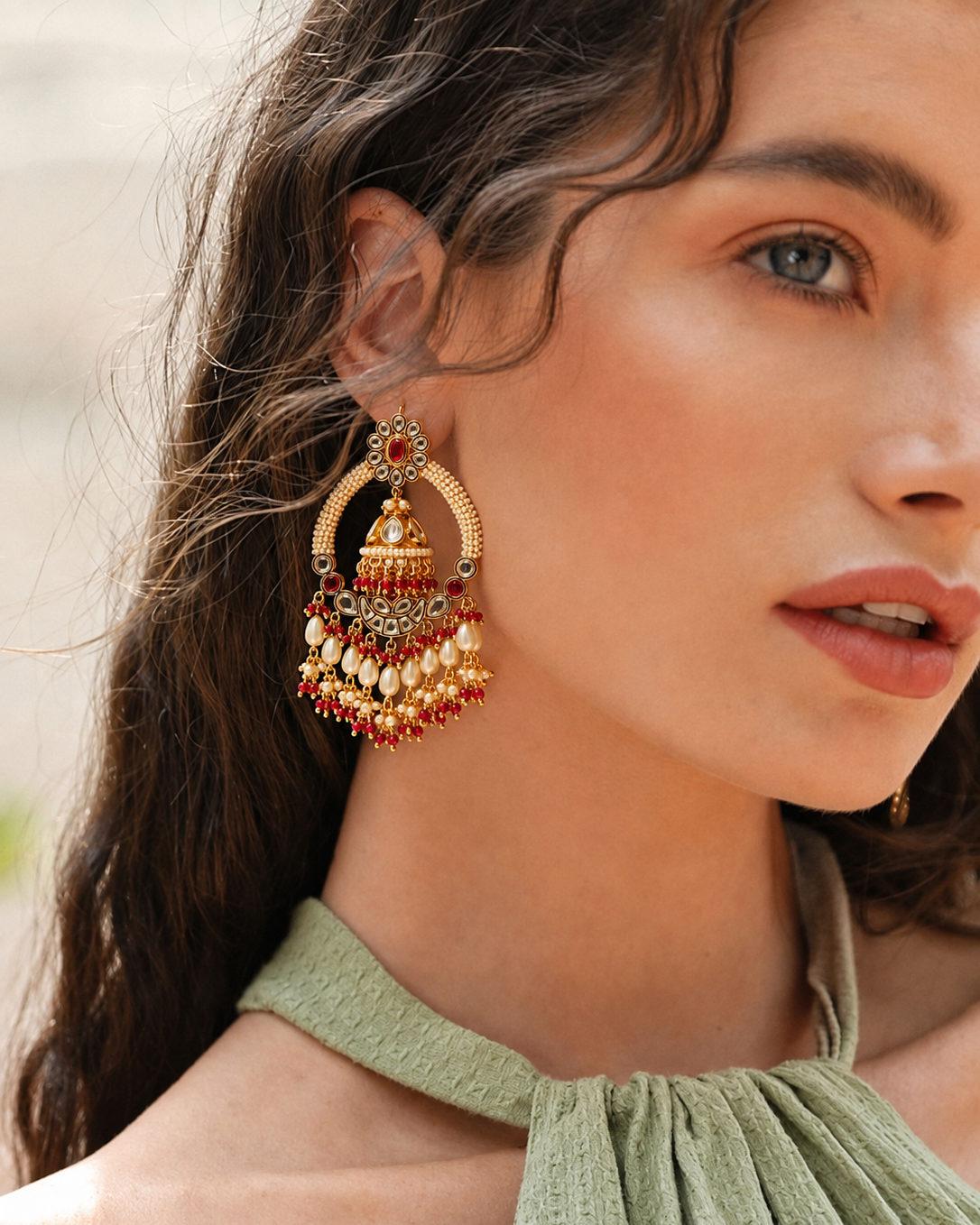 Rose Gold Chandbali