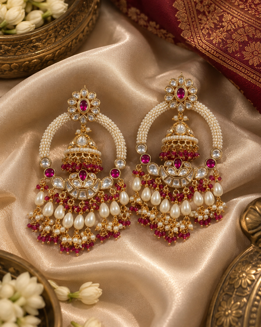 Rose Gold Chandbali