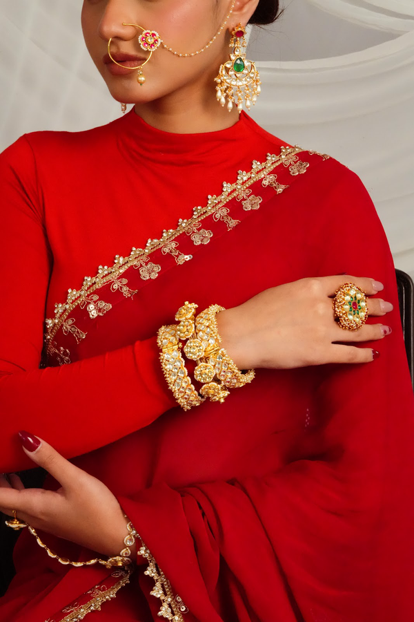 Timeless ornate floral ring