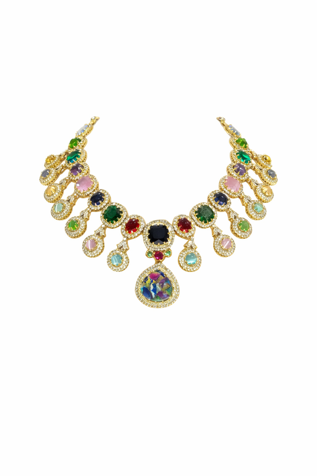 Royal Multi-Stone Victorian Set