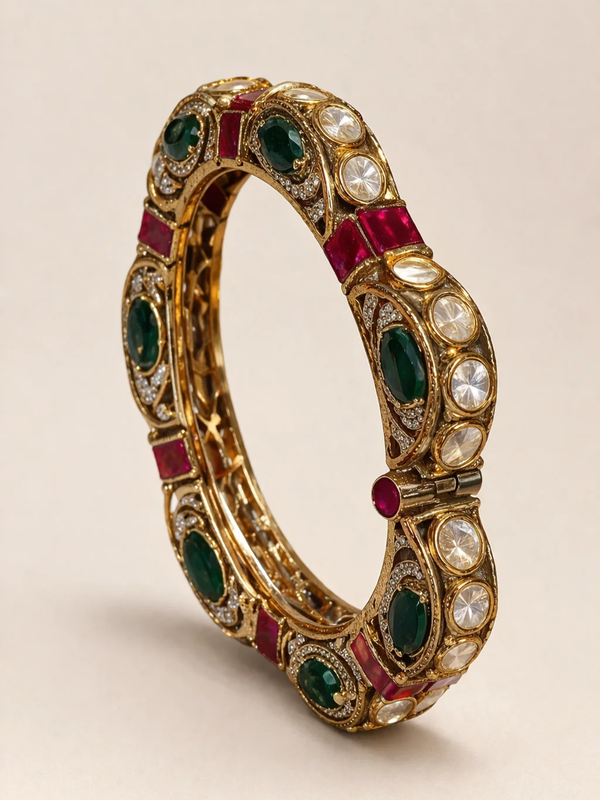 Regal Victorian Statement Bangles