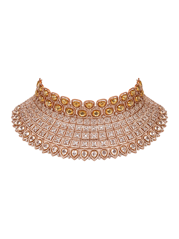 Regal Radiance Rose Gold AD Set